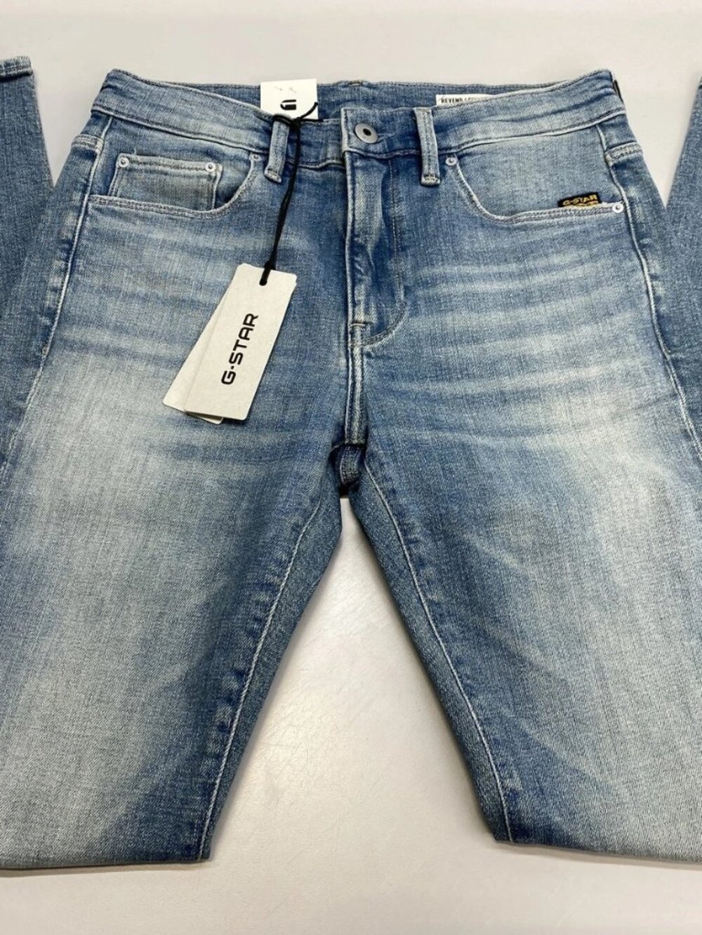G-Star Raw Womens Jean Vintage Biscay Blue Size 27x32 3301 Skinny Denim Cotton